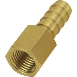 Derale - 98104 - Straight Hose Barb Fitti ng 1/4 NPT F x 3/8 Barb