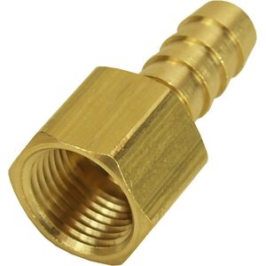 Derale - 98105 - Straight Hose Barb Fitti ng 3/8 NPT F x 3/8 Barb