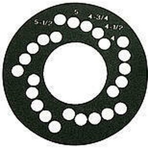 Wheel Bolt Pattern Templates