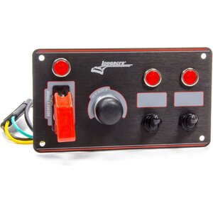 Longacre - 52-44867 - Ignition Panel Black w/2 Acc. and Pilot Light