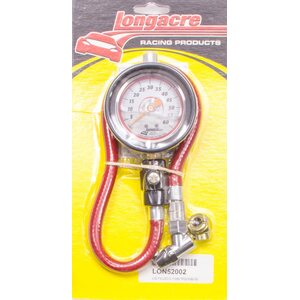 Longacre - 52-52002 - Tire Gauge 0-60PSI 2.5in GID Liquid Filled