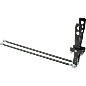 Allstar Performance - 54124 - 2 Lever Shifter Black Unequal Length Handles