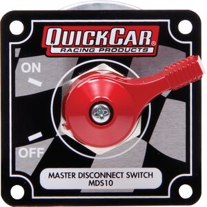 QuickCar - 55-008 - Master Disconnect High Amp 4 Post Flag Plate
