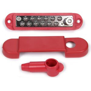 QuickCar - 57-8012 - Red Terminal Buss Bar w/Covers