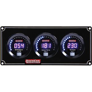 QuickCar - 67-3011 - Digital 3-Gauge Panel OP/WT/OT