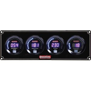 QuickCar - 67-3041 - Digital 3-1 Gauge Panel OP/WT/OT w/Tach