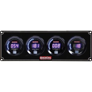 QuickCar - 67-3042 - Digital 3-1 Gauge Panel OP/WT/FP w/Tach