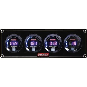 QuickCar - 67-3046 - Digital 3-1 Gauge Panel OP/WT/WP w/Tach