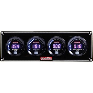 QuickCar - 67-4026 - Digital 4-Gauge Panel OP/WT/FP/WP