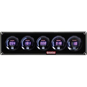 QuickCar - 67-4056 - Digital 4-1 Gauge Panel OP/WT/FP/WP w/Tach
