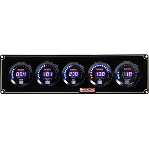 QuickCar - 67-4057 - Digital 4-1 Gauge Panel OP/WT/OT/Volt w/Tach