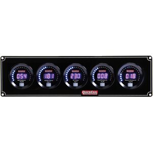 QuickCar - 67-5036 - Digital 5-Gauge Panel OP/WT/OT/FP/WP