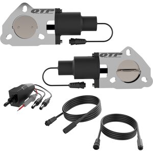 Quick Time Performance - QTEC50 - Dual 2.50 Inch Elect ric Cutout Valves