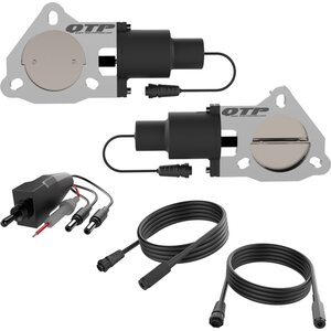 Quick Time Performance - QTEC60 - Dual 3.00 Inch Elect ric Cutout Valves