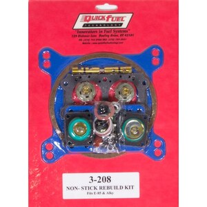Quick Fuel - 3-208QFT - E85 Carb Rebuild Kit 650/750/850/950FCM