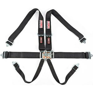 G-Force - 6001BK - 6pt Harness Set L&L Black Indiv Shldr