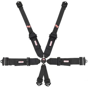 G-Force - 7601BK - 6pt Harness Camlock Black SFI16.5 HNR