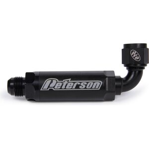 Peterson Fluid - 09-0407 - #10AN 90 Deg.Inline Fltr