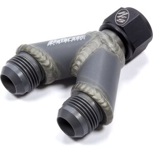 Peterson Fluid - 10-1712 - Y-Manifold -12an Female Swivel to 12an Male