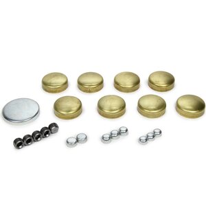 Pioneer - PE-100-BR - 350 Chevy Freeze Plug Kit - Brass (Bag)