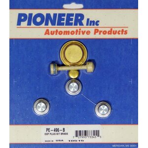 Pioneer - PE-496-B - Pioneer Chevy Ls Freeze Plug Kit Brass