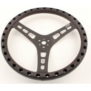 JOES Racing Products - 13514-B - 14in Dished Steering Wheel Black