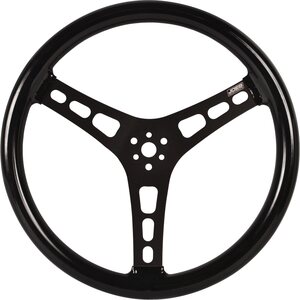 JOES Racing Products - 13515-CB - Steering Wheel 15in Blk Dished Rubber Coated