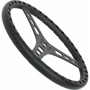 JOES Racing Products - 13534-B - 14in Flat Steering Wheel Black