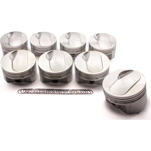 SRP Pistons - 281916 - Bbc 502 Domed Piston Set 4.470 Bore +1Cc