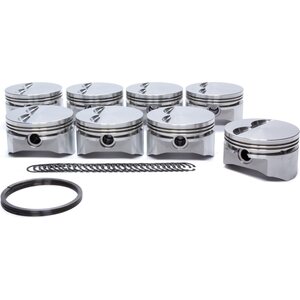 DSS Racing - 8715-4030 - SBC E Piston Set 4.030 F/T -5cc