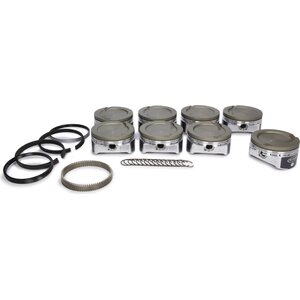 Icon Pistons - IC529CAKTS.030 - LS 6.0/6.2L Dish Forged Piston/Ring Set 4.030