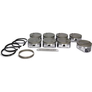 Icon Pistons - IC533CAKTS.010 - LS 6.0/6.2L Dish Forged Piston/Ring Set 4.010