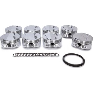 JE Pistons - 213121 - Sbc Domed Piston Set 4.145 Bore +2.5Cc