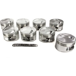 JE Pistons - 257956 - Bbc Dished Piston Set 4.500 Bore -11.5Cc