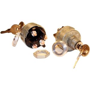 American Autowire - 500006 - 4 Position Ignition Switch w/Aluminum Knob