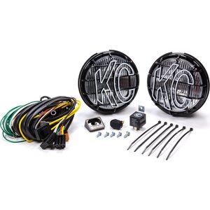 KC Lights - 152 - Apollo Pro 6in Light Kit Fog Beam Halogen