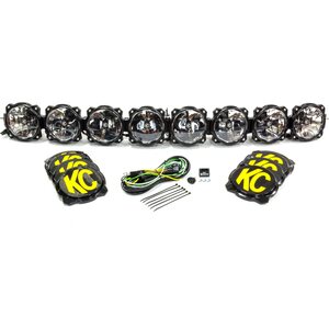 KC Lights - 91308 - Pro6 Gravity LED Light Bar 8 Light 50in