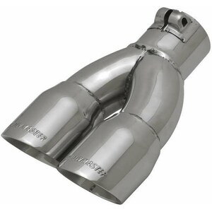 Flowmaster - 15390 - Exhaust Tip Embossed Logo Polished