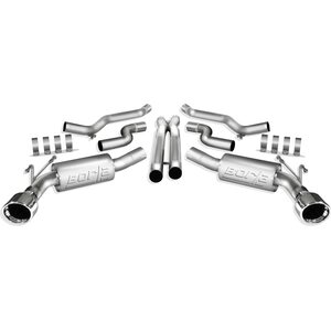 Borla - 140356 - 10-11 Camaro 6.2L Cat Back Exhaust