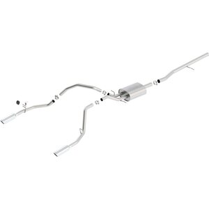 Borla - 140537 - 14-    GM P/U 5.3L Cat Back Exhaust Kit