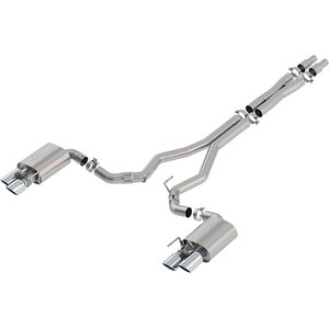 Borla - 140743 - 18-  Mustang 5.0L Cat Ba ck Exhaust Kit ATAK-Type