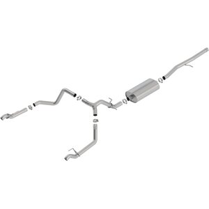 Borla - 140767 - 19-   GM P/U 1500 5.3L Cat Back Exhaust Kit