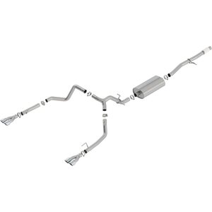 Borla - 140780 - 19-   GM P/U 1500 5.3L Cat Back Exhaust Kit