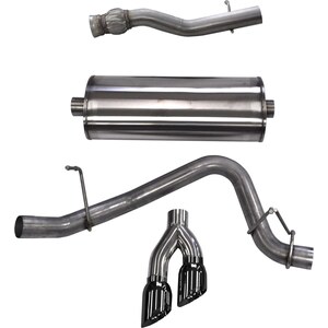 Corsa Performance - 14749BLK - Exhaust Cat-Back Cat-Back Single Side E