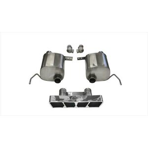 Corsa Performance - 14765 - 14- Corvette 6.2L Sport Valve-Back Exhaust Kit