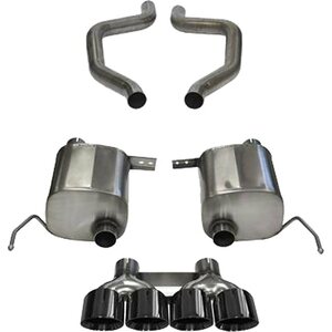 Corsa Performance - 14766BLK - 14- Corvette 6.2L Xtrem Axle Back Exhaust