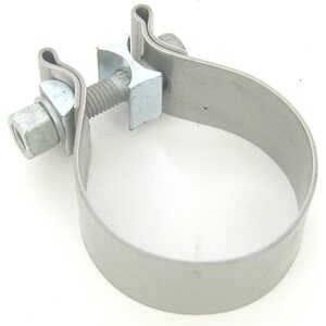 Dynomax Exhaust Clamp - Accuseal - Band Clamp - 3 in Diameter - Stainless - Natural