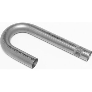 Dynomax - 42432 - Exhaust Bend - J-Bend - Mandrel - 2-1/2 in - 4-1/4 in Radius - 6 x 15 in Legs - 16 Gauge
