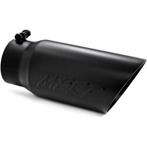 MBRP - T5053BLK - Tip 5In O.D. Dual Wall A Ngled 4In Inlet
