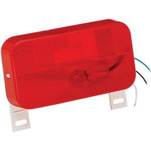Reese - 30-92-708 - Replacement Part Taillig ht Lens Red with License